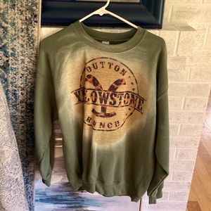 Custom made Yellowstone sweatshirt